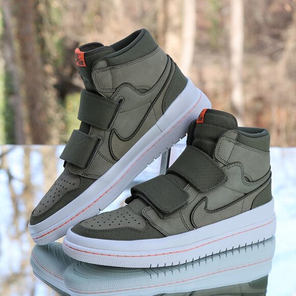 Jordan 1 Retro High Double Strap Olive Canvas - Picture 5 of 16
